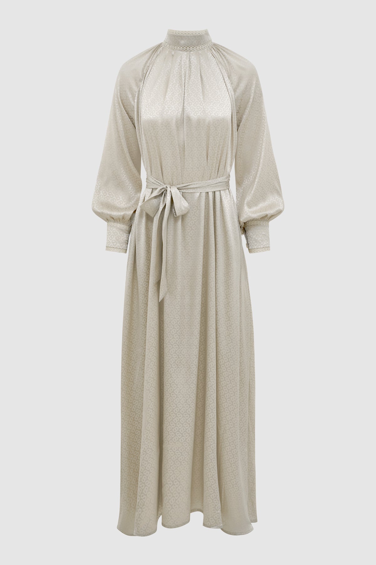 Elora Tapis Ruffle Dress - Wheat