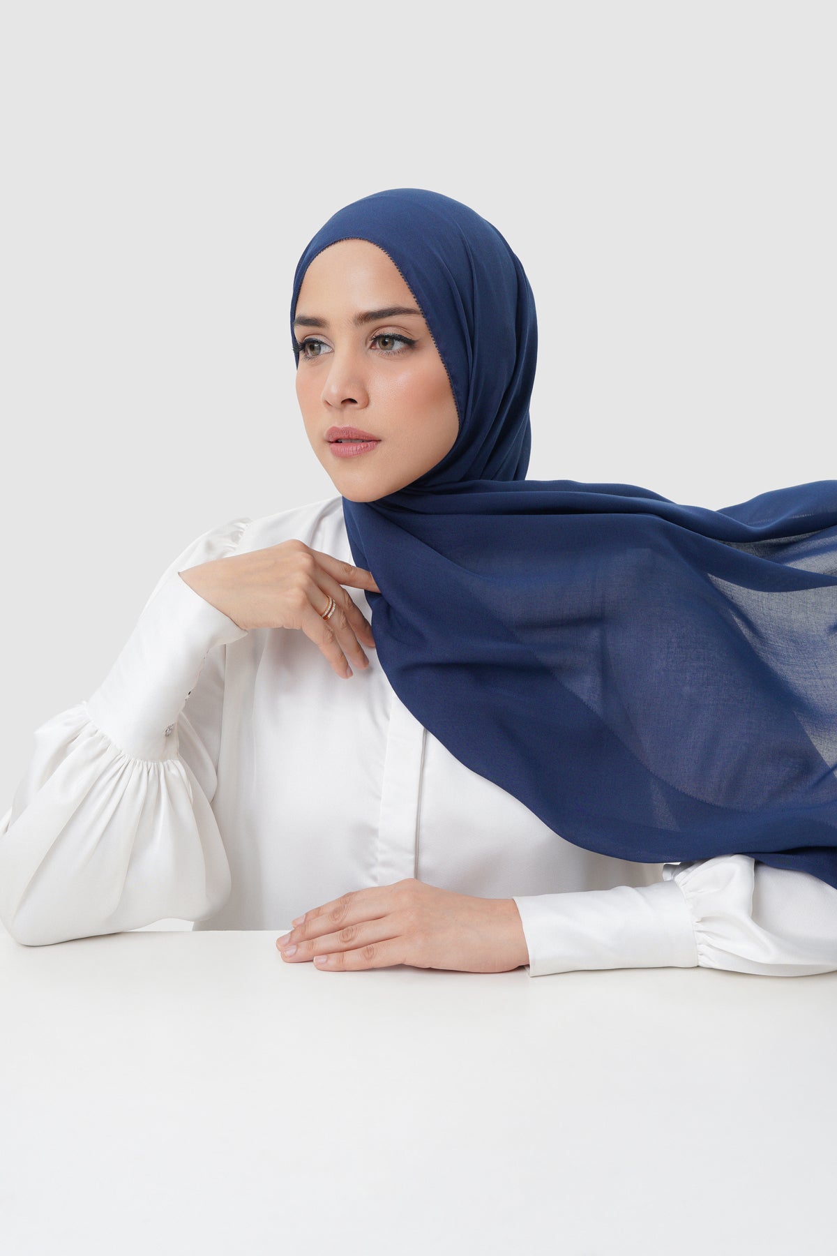 Everyday Twill Shawl - Medieval Blue