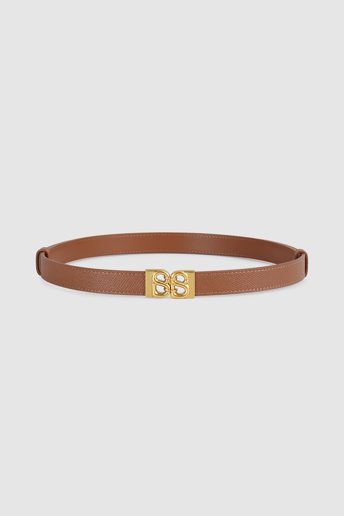 Deux Interlock Belt - Brown
