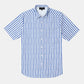 Striped Men Shirt - Blue