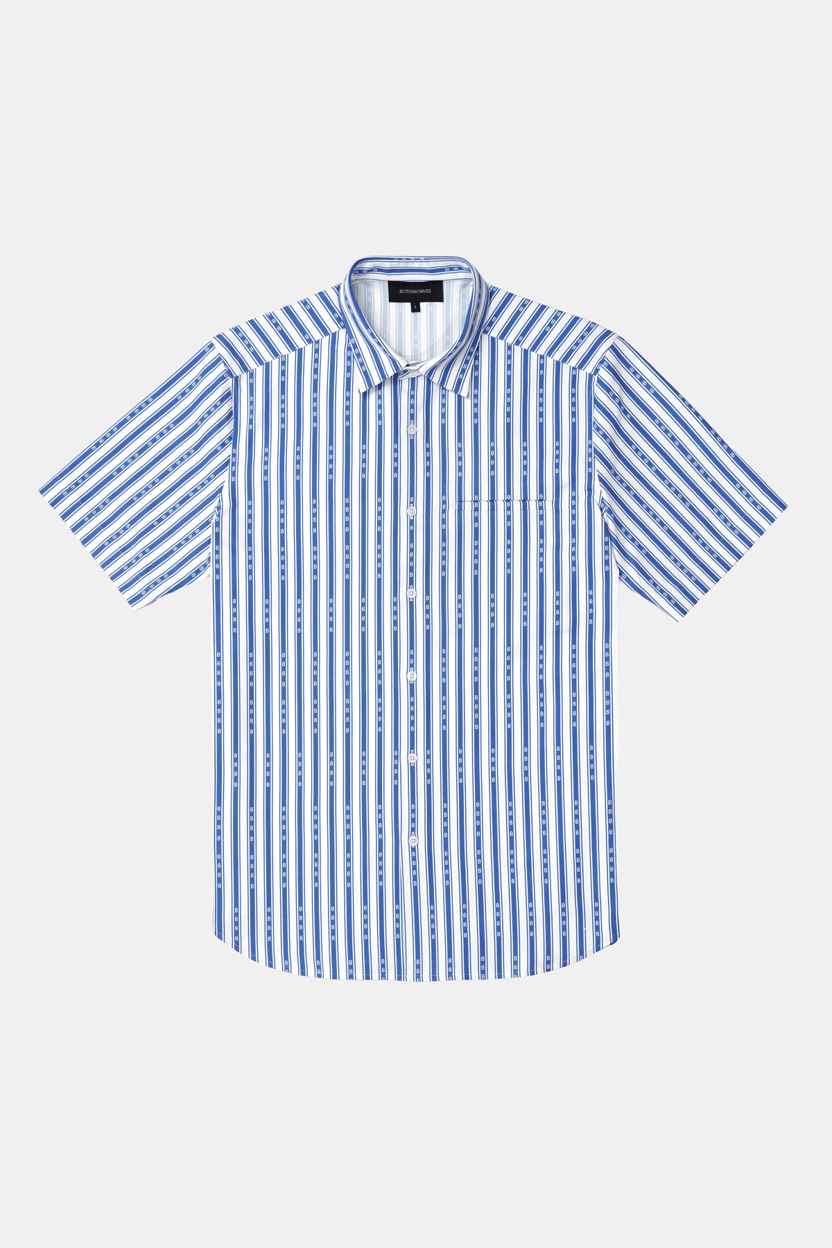 Striped Men Shirt - Blue