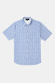 Striped Men Shirt - Blue