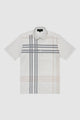 Checked Men Shirt - Gray