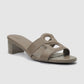 Kefi Block Heels - Taupe