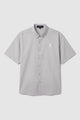 everyday men short sleeve shirt in grey by buttonscarves