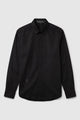 everyday men embroidery long sleeve shirt in black by buttonscarves