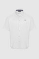 Signature Men Poplin Shirt Short Sleeve - White