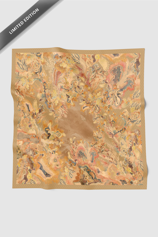 Dune Jacquard Voile - Burl