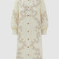 Signature Jacquard Printed Tunic - Ecru Dove