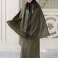 Linka Two Tone Capsule Prayer Robe - Cocoa