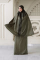 Linka Two Tone Capsule Prayer Robe - Cocoa