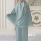 Linka Two Tone Capsule Prayer Robe - Mist