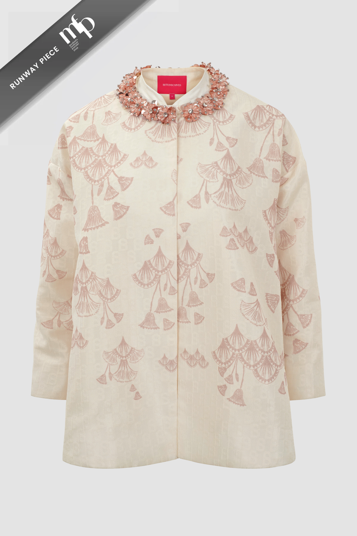 Signature Jacquard Printed Outer - Ecru