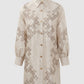 Signature Jacquard Printed Shirt - Beige