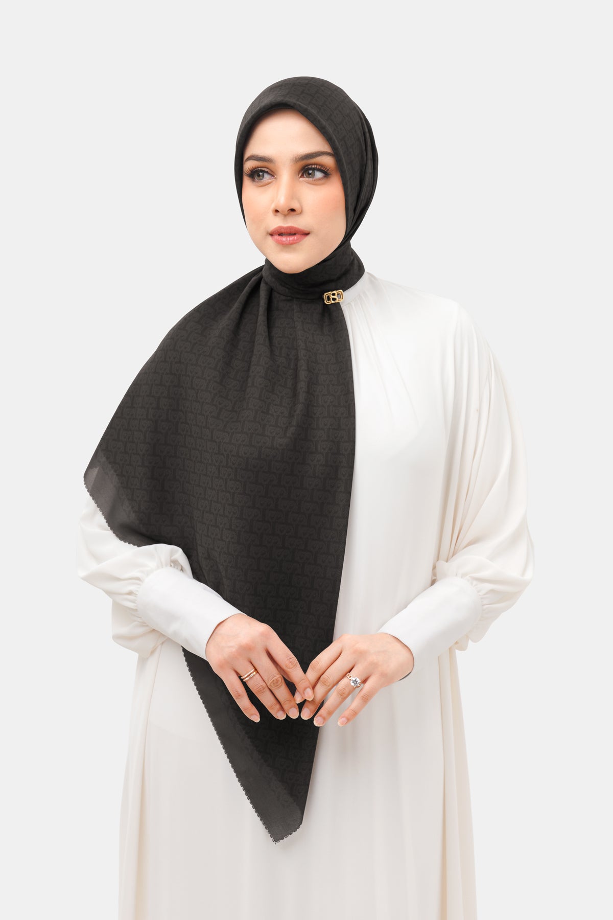 Bimu Twill Square - Coffee Bean