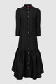 Signature Jacquard Shirt Dress - Eclipse