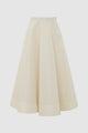 Signature Jacquard Skirt - Ecru