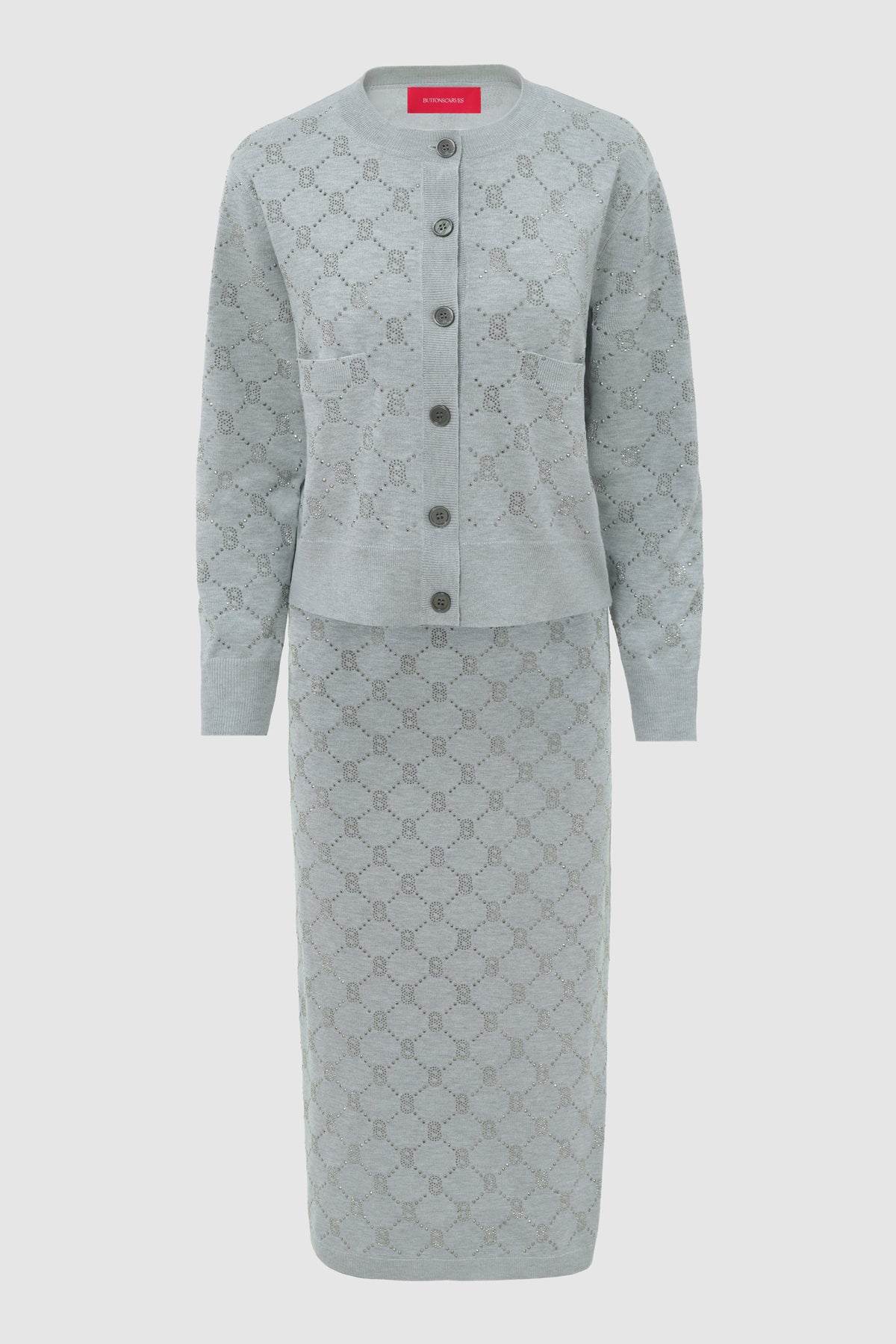 Beverly Knit Set - Grey