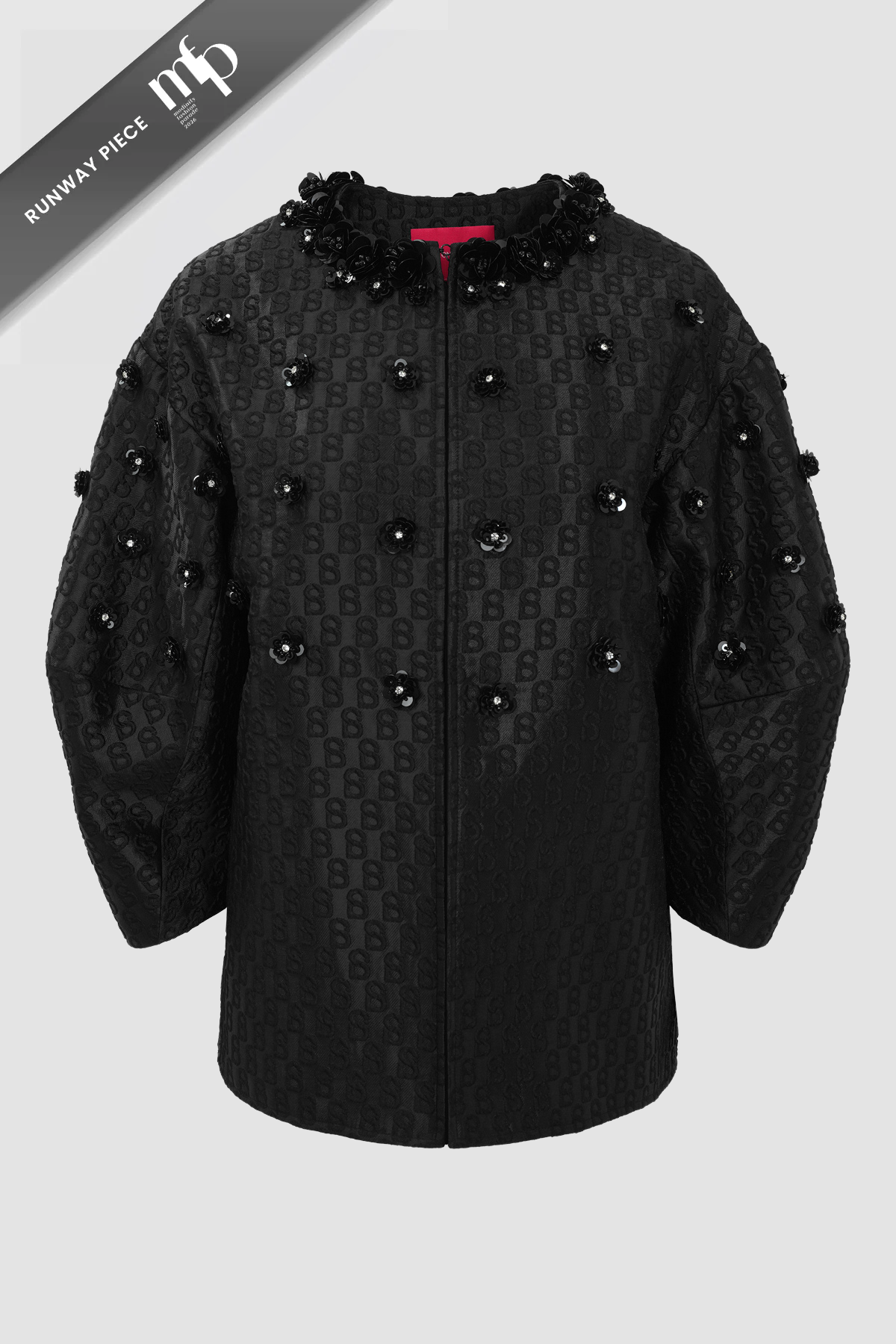 Signature Jacquard Beaded Outer - Eclipse