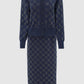 Beverly Knit Set - Navy