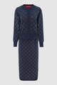 Beverly Knit Set - Navy