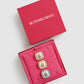 Square Pin Brooch Package - White