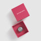 Sofia Round Pin Brooch - Silver