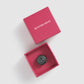 Sofia Round Pin Brooch - Hematite