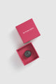 Sofia Round Pin Brooch - Hematite