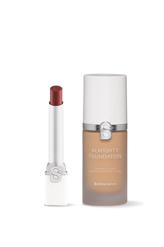 Almighty Foundation + Butterkissed Lipstick