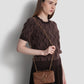 alana small bag in brown by buttonscarves carried as sling bag