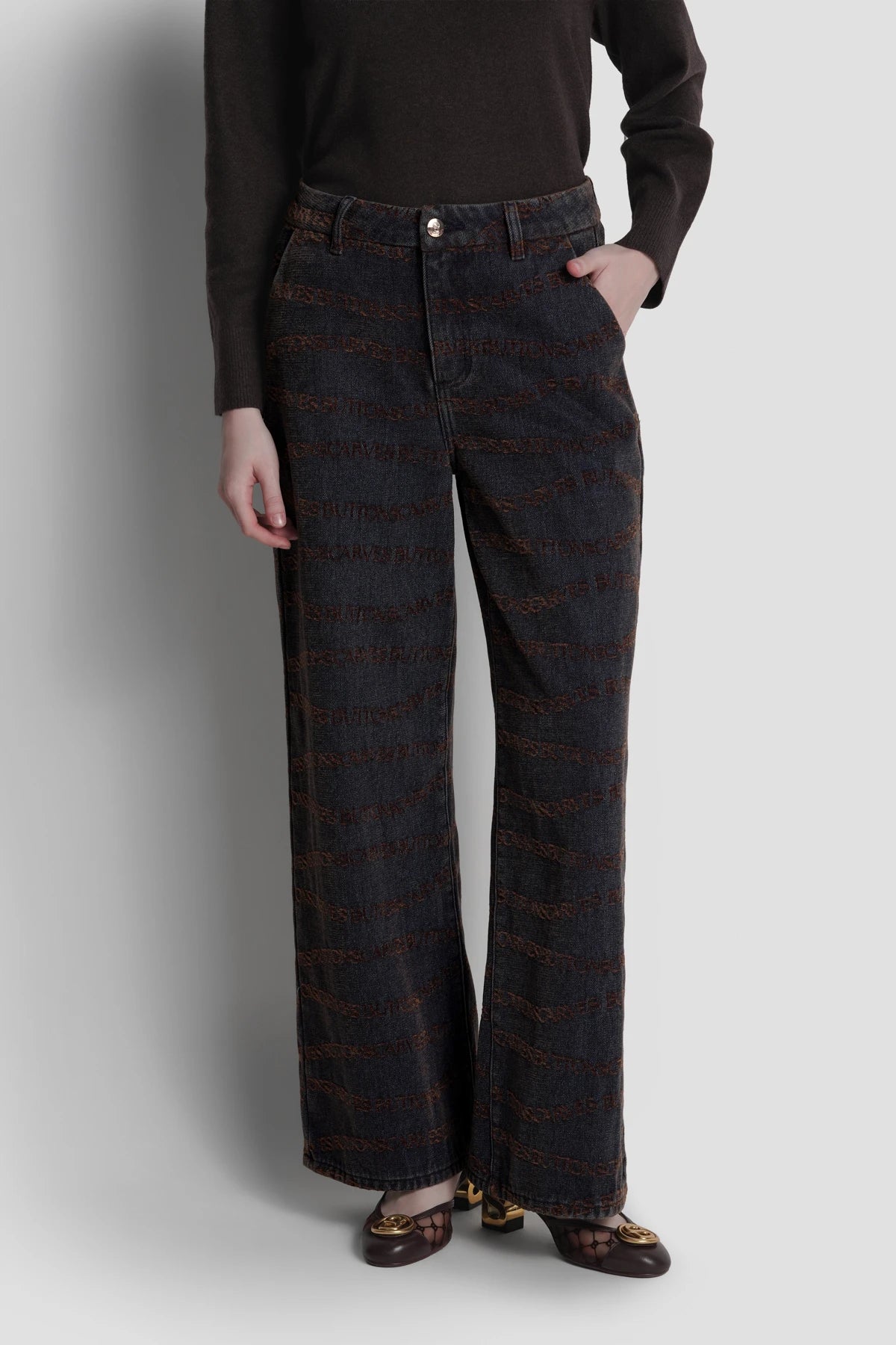 Alice Denim Pants - Espresso Indigo