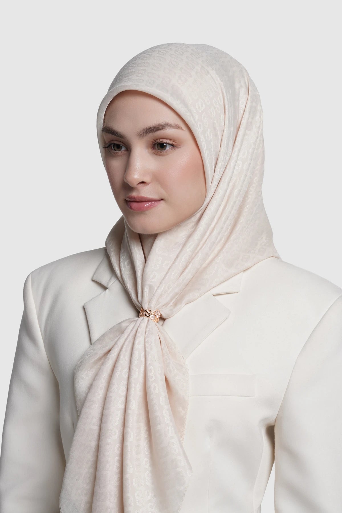 Alina Ring Brooch - Rose Gold