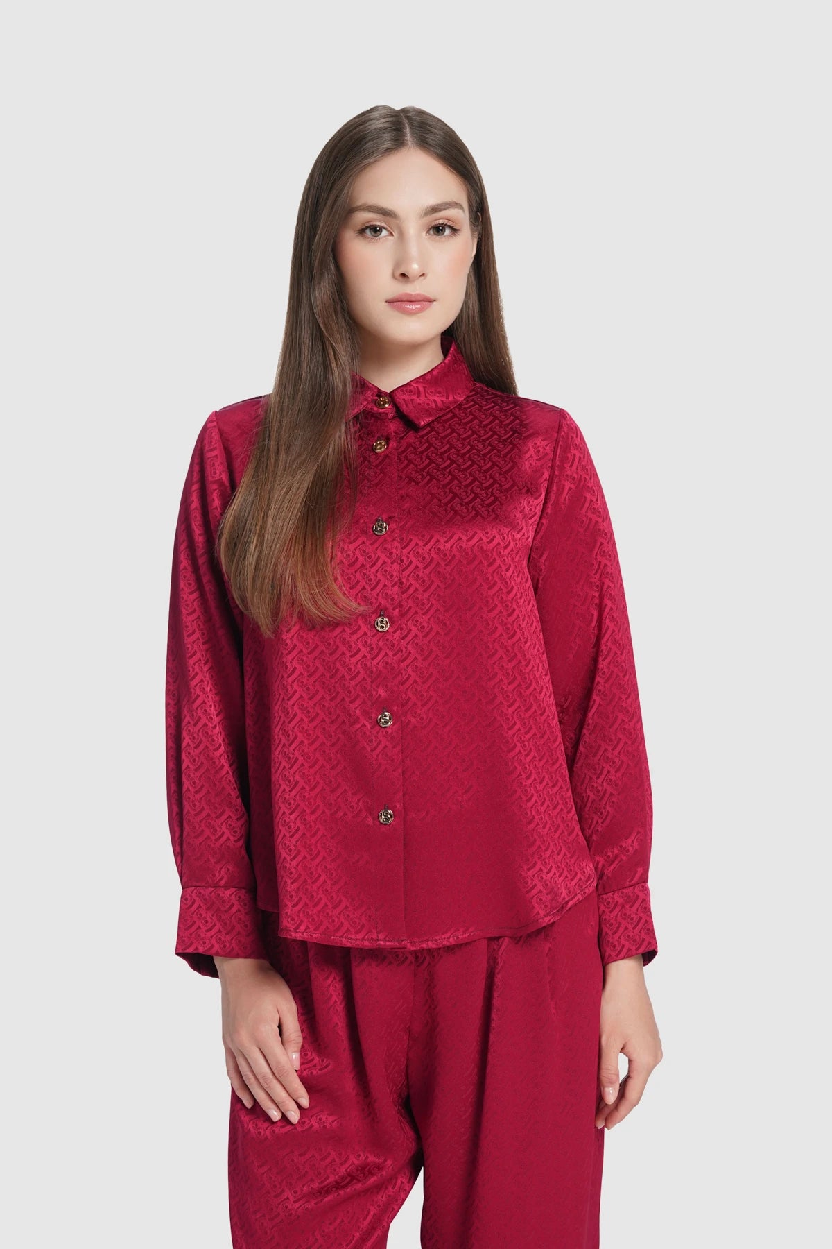 Amy Bimu Basic Shirt - Red