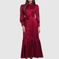 Amy Bimu Ruffle Dress - Red