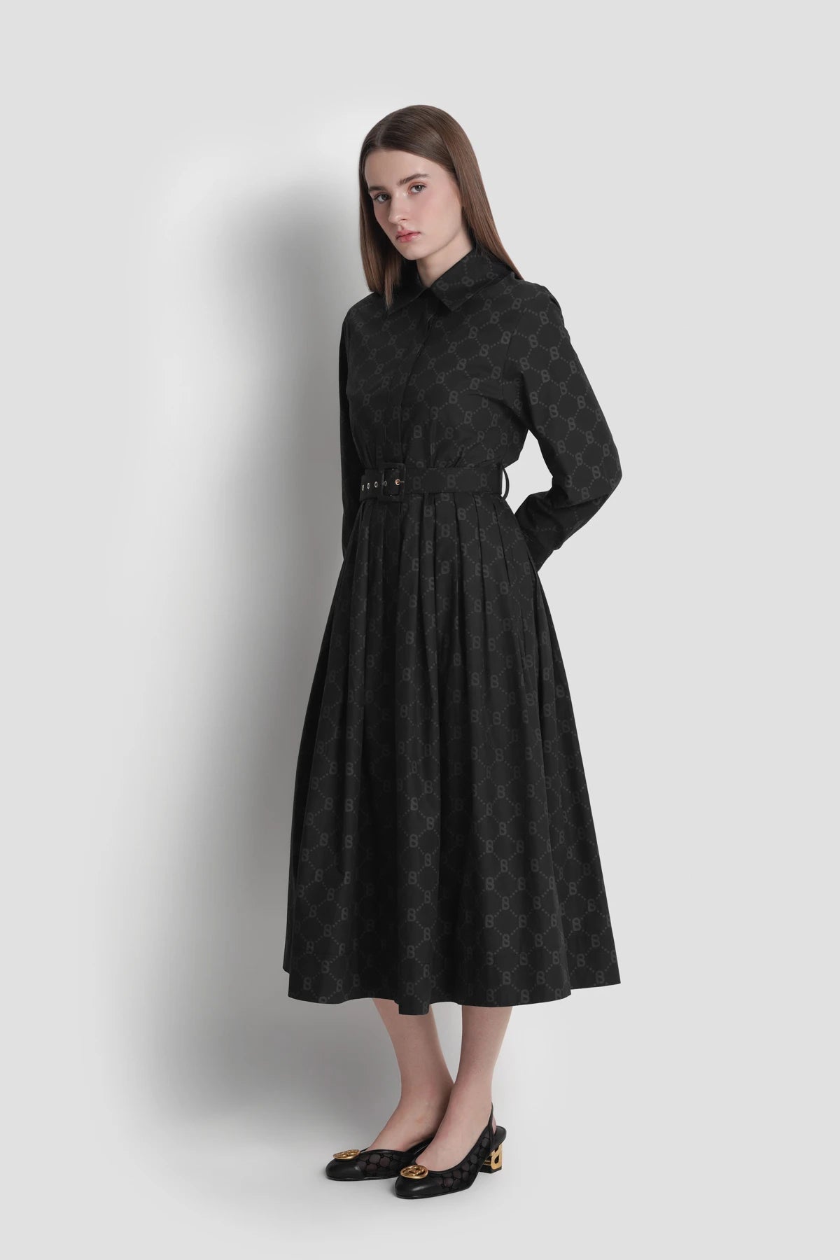 Beverly Cotton Dress - Black