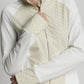 bimu define jacket in vanilla by buttonscarves front view