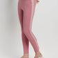 bimu legging in mauvewood by buttonscarves front view