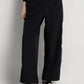 bimu pants in black by buttonscarves front view