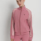 bimu shield jacket in mauvewood by buttonscarves front view