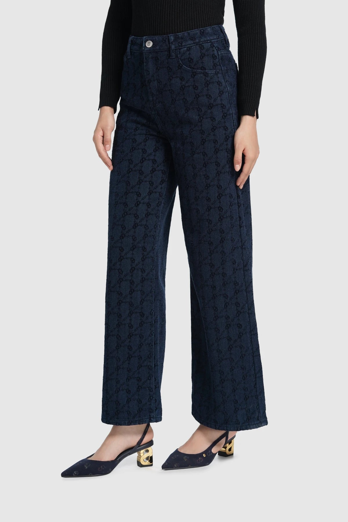 Blair Denim Pants - Navy