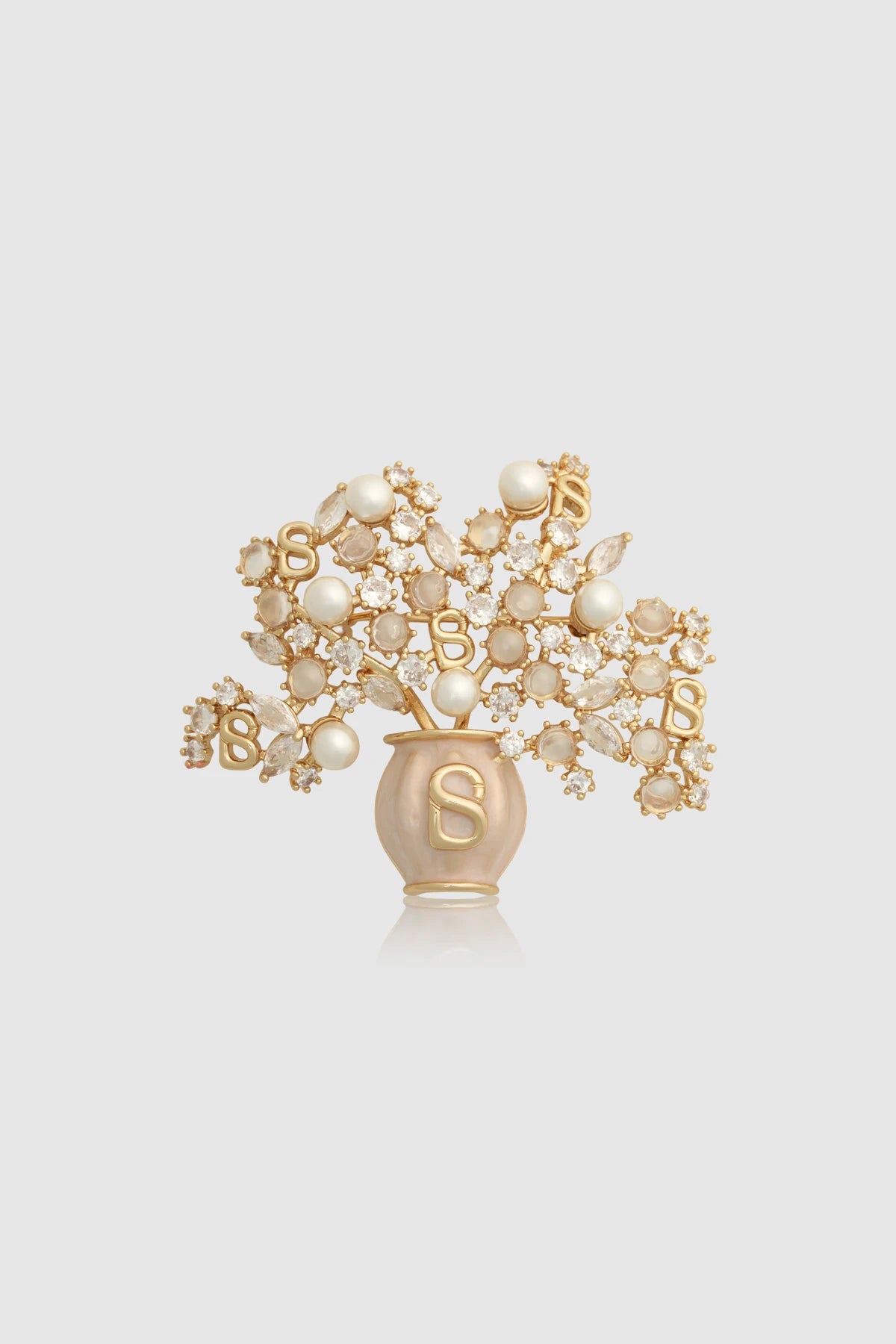Bloomora Brooch - Gold