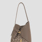 Britney Bimu Jacquard Bag Small - Brown