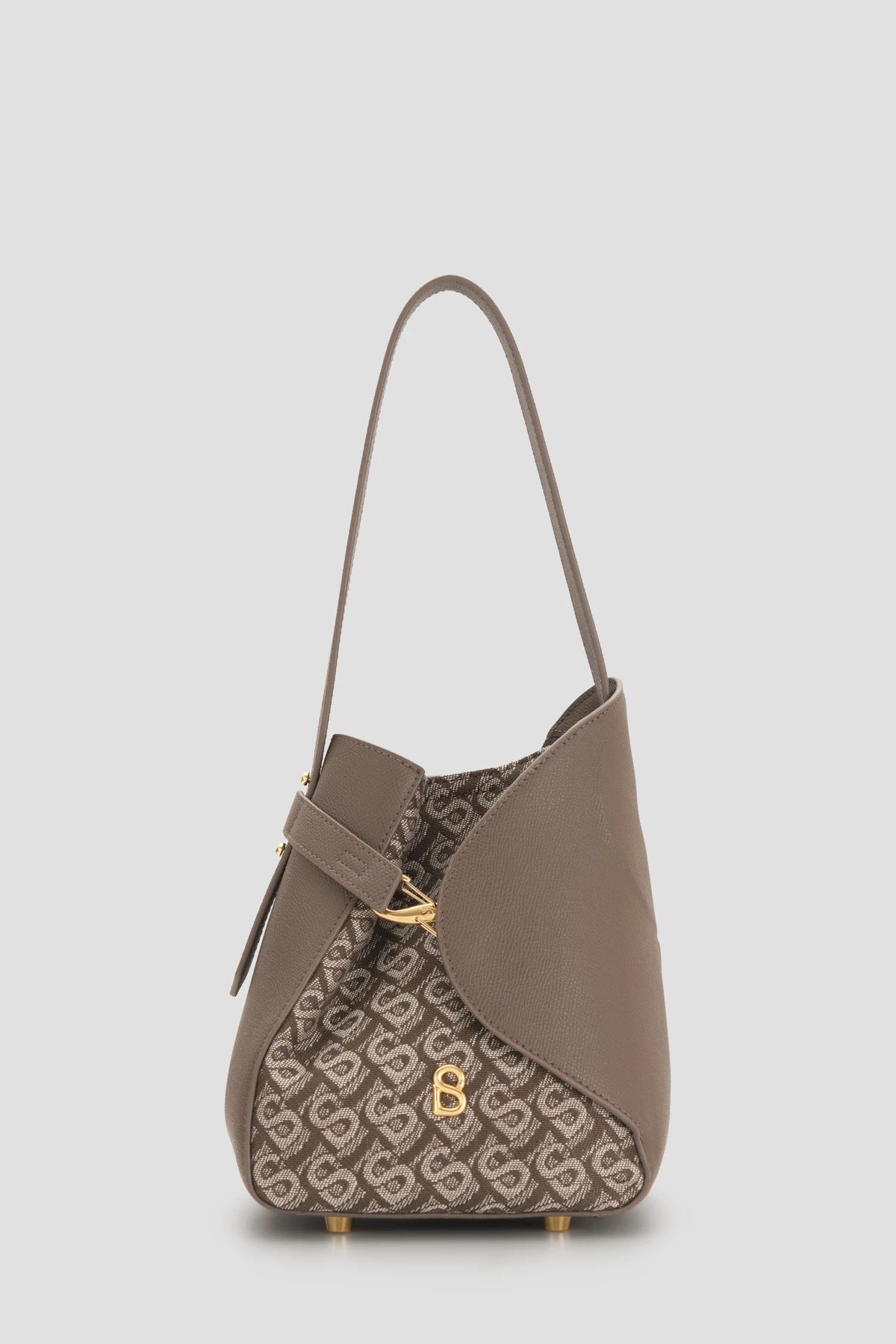 Britney Bimu Jacquard Bag Small - Brown