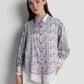 Nagita Oversized Shirt - Azure