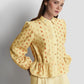 Nagita Peplum Shirt - Butter