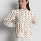 Nagita Peplum Shirt - White