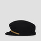 coco hat in black by buttonscarves side view