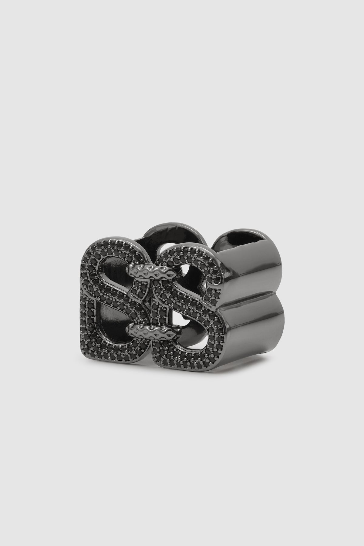 Éclat Ring Brooch - Hematite