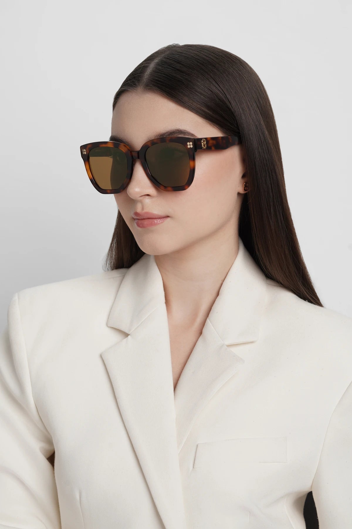 Emilie Sunglasses - Havana Brown